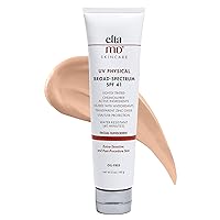 EltaMD UV Physical SPF 41 Tinted Mineral Sunscreen, Chemical-Free Actives Physical Sunscreen for Face, Protects Sensitive Skin and Post-Procedure Skin, Non-Greasy, Broad Spectrum Formula, 3.0 oz Tube
