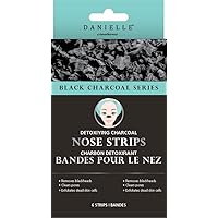 Danielle Detoxifying Charcoal Nose Strips, 6 Count