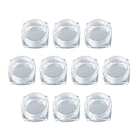 1/10pcs 3g Plastic Empty Clear Cosmetic Jars Square Makeup Container Lip Balm Lotion Bottles Vials Cream Pots Gel Box Makeup Jar