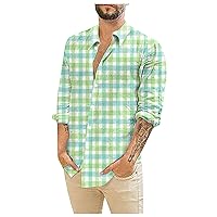 Mens Casual Shirts Summer Designer Men's Casual 3D Printing Hawaii Long Sleeve Tops Summer Clothes Men Fashion 2023