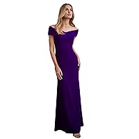 Women's Off The Shoulder Mermaid Evening Dresses Formal Party Gowns for Women