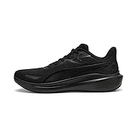 PUMA Unisex Road Running Shoe, Black Black Cool Dark Gray, 5 US Men