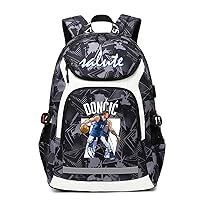 Basketball D-oncic Multifunction Backpack Travel Laptop Daypack Night Reflective Strip Fans Bag For Men Women (Grey - 2)