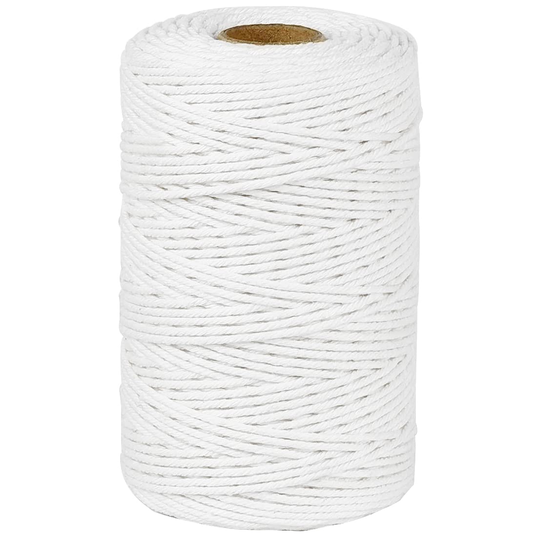 PerkHomy Cotton Butchers Twine String 500 Feet 2mm Twine for Cooking Food Safe Crafts Bakers Kitchen Butcher Meat Turkey Sausage Roasting Gift Wrapping Gardening Crocheting Knitting