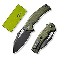 CIVIVI BullTusk Pocket Knife for Camping Fishing Hunting, Folding Knife with Flipper, 3.48