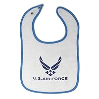 Cute Rascals Toddler & Baby Bibs Burp Cloths U.S Air Force Cotton Items for Girl Boy