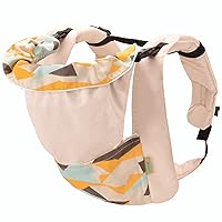 Baby Carrier Ergonomic Baby Sling for Newborn Breastfeeding to Toddler,Front Back Baby Chest Carrier for Men Women,Comfy Fit Infant Holder Wrap Carrier for Baby Girl Boy Shower Gift-Geometric