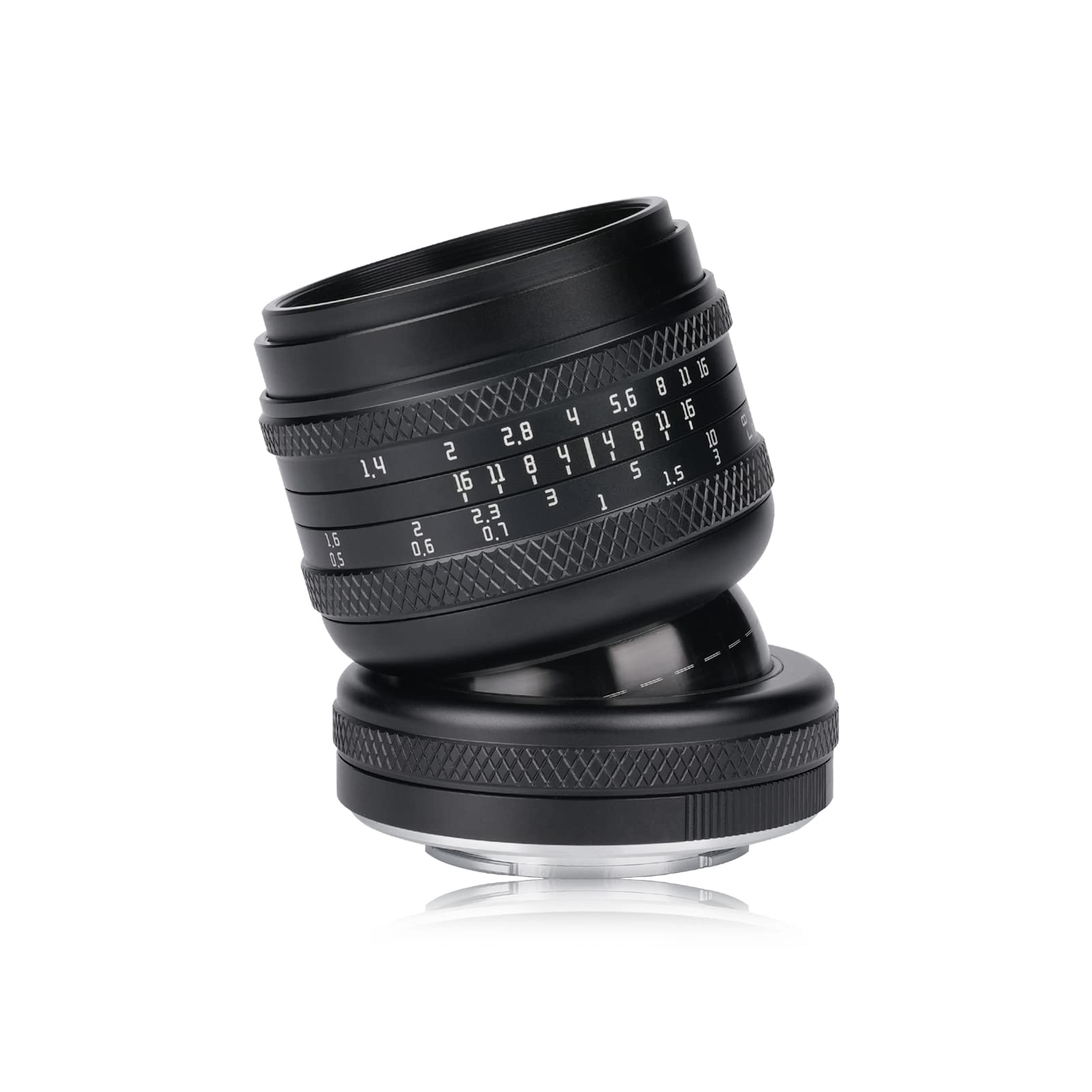 AstrHori 50mm F1.4 Large Aperture Lens Full Frame Manual 2-in-1 Tilt Lens Miniature Model Effect Compatible with Sony E-Mount Mirrorless Camera A7,A7R,A7S,A9,A6000,A6300,A6500,A6600.etc(Black)