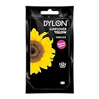Dylon Fabric Dye, 50 g (Pack of 1), Sunflower Yellow