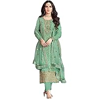 Pakistani Designer Heavy Embroidery Worked Trouser Pant with Dupatta Suits Indian Stitched Salwar Kameez Dresses