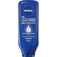 Nivea Lotion In-Shower Nourish For Very Dry Skin 13.5 Ounce (400ml) (6 Pack)