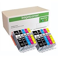 Inkjetcorner Compatible Ink Cartridges Replacement for PGI-280XXL CLI-281XXL PGI 280 XXL CLI 281 for use with TR8620A TR8622A TS702A TR8622 TR8620 TS6320 TR8520 TS6220 TR7520 TS9521C (10-Pack)