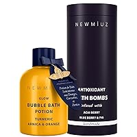 Natural Bubble Bath & Antioxidant Bath Bombs Pack of 2