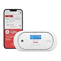 X-Sense Smart Carbon Monoxide Detector XC01-M, an Accessory for FS31 or FS51 Smoke Alarm Kit, Wireless Interconnected Portable CO Detector, Model XC01-M, 1-Pack
