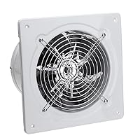 8 inch Exhaust Fan, 735CFM Wall Mounted Vent Fans, Ventilation Blower for Ceiling Bathroom Attic Window Basement Ventilation Fan, 110V 80W