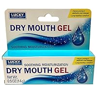 1 Dry Mouth Gel Oral Moisturizing Soothing Sugar Free Long Lasting Relief 0.5oz Fast Acting Alcohol Free Mouth Moisturization with Xylitol Immediate Comfort