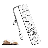 Retirement Gift for Women Men 2024, Retirement Bookmark Gifts, Happy Retirement, Enjoy The Next Chapter, Funny Cool Retirement Gifts for Coworker, Friends, Teacher, Family, Appreciation