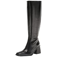 Vince Camuto Women's Sangeti Stacked Heel Knee High Wide Calf Boot Fashion