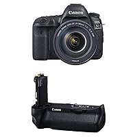 Canon EOS 5D Mark IV Full Frame Digital SLR Camera with EF 24-105mm f/4L IS II USM Lens Battery Bundle