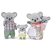 Calico Critters Outback Koala Family - Set of 4 Collectible Doll Figures for Children Ages 3+