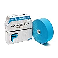 Kinesio Taping - Elastic Therapeutic Athletic Tape Tex Gold FP - Bulk Roll - Blue – 2 in. x 103 ft