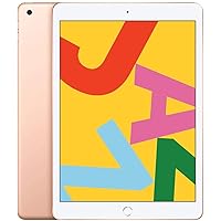 2019 Apple iPad 7th Gen (10.2 inch, Wi-Fi + Cellular, 128GB) Gold (Renewed)