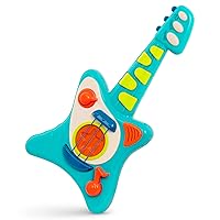 Battat- Toy Guitar For Toddlers, Kids, Children – Play Guitar With Songbook – Acoustic, Electric, And Song Modes- Lil' Rocker's Guitar – 2 Years +