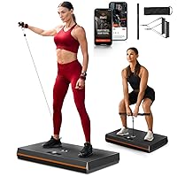 Pluto Board Smart Home Gym Version I 100 LBS Resistance, Multifunctional All in One Gym, Single Cable Weight Machine with Multiple Training Modes, Home Gym Equipment for a Full Body Workout
