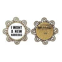 i want a new handbag art deco fashion flower brooch pins jewelry for girls