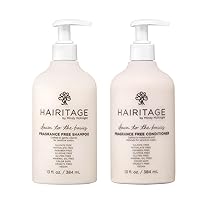 Down to the Basics - Fragrance Free Shampoo - Chamomile + Sunflower Seed Oil-Infused + Down To The Basics Fragrance Free Conditioner - Hydrating + Color-Safe - 13 oz