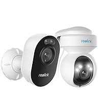 REOLINK Outdoor WiFi Security Camera with Spotlight Bundle Lumus + E1 Outdoor - Auto Tracking