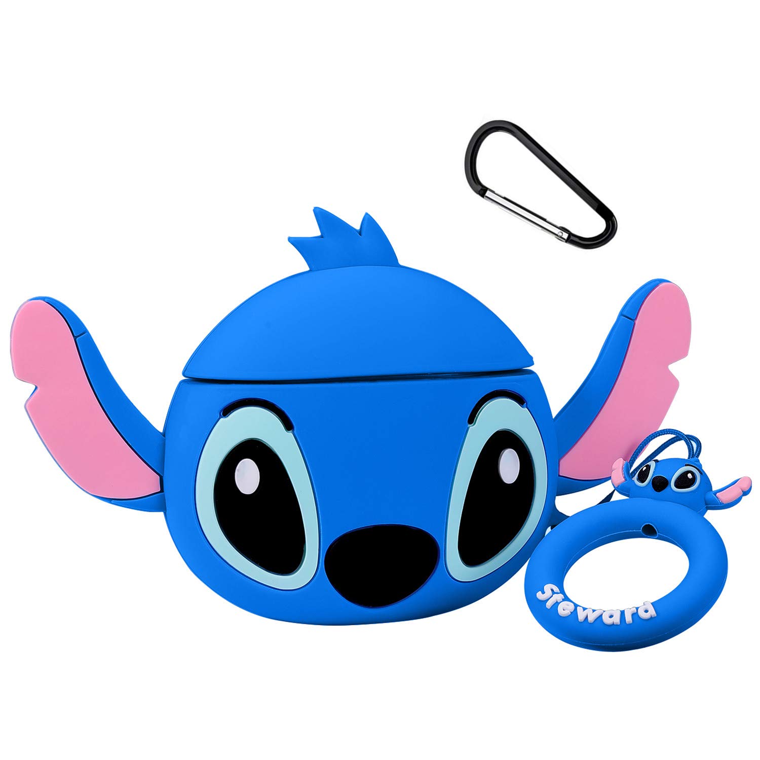 Mua Joyleop Blue Compatible with Airpods 1/2 Case Cover,3D Cute Cartoon  Animal Funny Fun Cool Kawaii Fashion,Silicone Character Skin Keychain  Ring,Girls Boys Teens Kids,Case for Airpod 1& 2 trên Amazon Mỹ chính