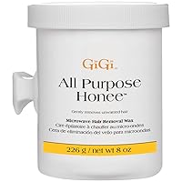 GiGi All Purpose Honee - Microwave Hair Removal Wax, 8 Ounces