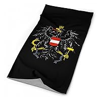 Coat of Arms of Austria Eagle Unisex Neck Gaiter Face Cover Scarf Seamless Bandanas Face Mask for Cycling Hiking