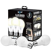 A19 (3 Pack) White LED Smart Light Bulbs, Dimmable, Works with Alexa and Google Home, Requires 2.4GHz WiFi