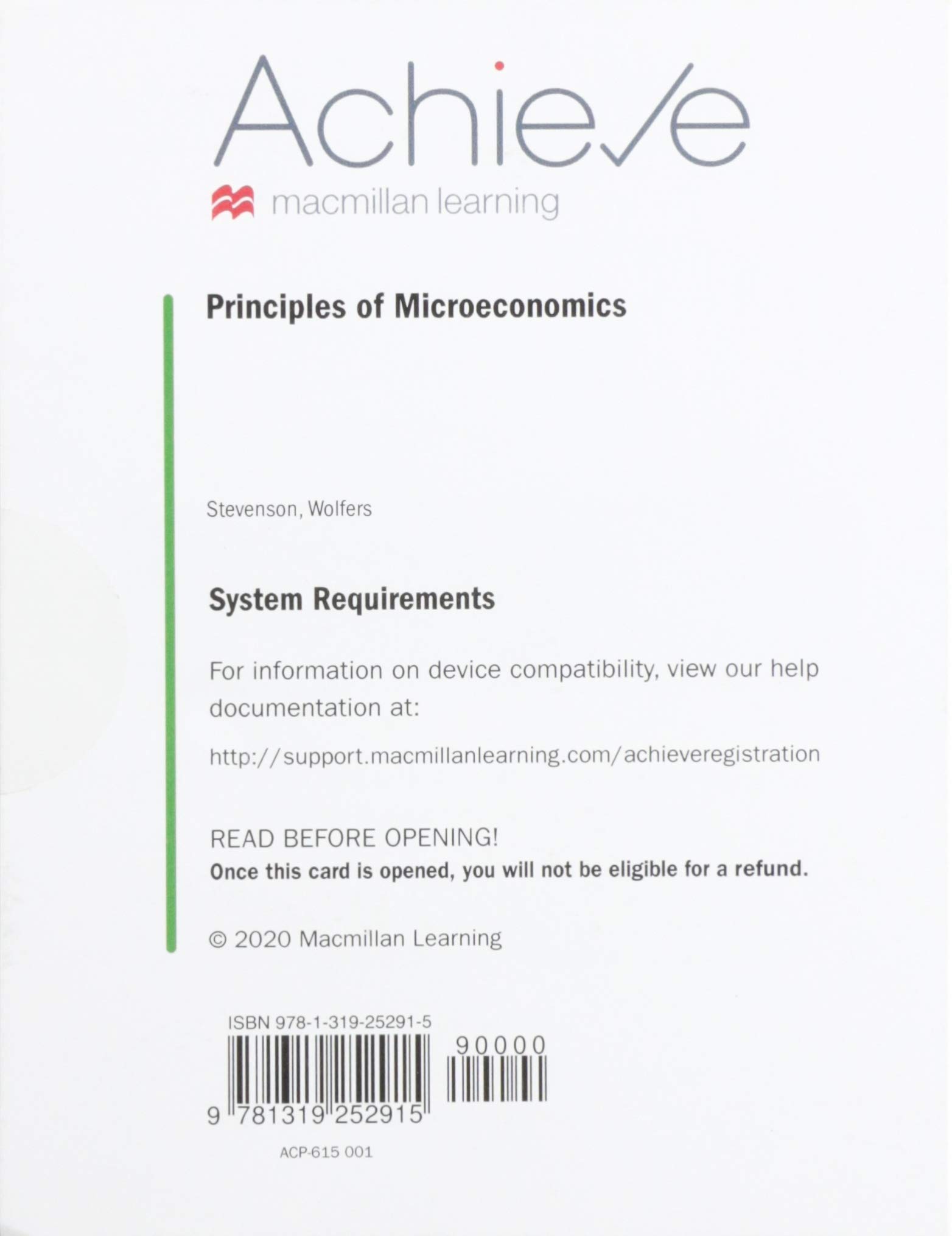 Achieve for Principles of Microeconomics (Six-Months Access)