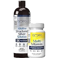 Chelated Daily Multivitamins & Colloidal Silver Liquid Bundle