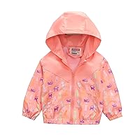 Toddler Kids Baby Boys Girls Hooded Jacket Camouflage Print Zip Up Windproof Windbreaker Lightweight Coats Outerwear