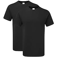 Gildan Hammer T-Shirt, Style GH000, Black (2-Pack), Medium