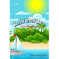 Adventure Coloring Book: Un Viaggio Creativo per Bambini (Italian Edition)