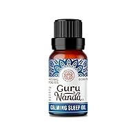 GuruNanda Calming Sleep Essential Oil,100% Pure, Natural & Undiluted Aromatherapy Oil for Diffusers - Promotes Calmness & Realaxtion,0.5 Fl Oz