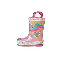 Western Chief Girl's Glitter Swirl Rain Boot