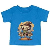 Scarecrow Graphic Baby Jersey T-Shirt - Print Baby T-Shirt - Graphic T-Shirt for Babies