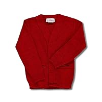 Cookie's Big Boys' Cardigan Sweater (Sizes 8-20) - red, 18