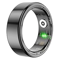 Smart Rings,Smart Rings for Men and Women,Health Tracker for Monitoring Heart Rate,Exercise, Sleep Quality,Fitness Bluetooth Ring,IP68 Waterproof,Standby Time for 5 Days,Three Colors (Black, 9)