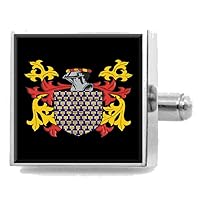 Richards Ireland Family Crest Surname Coat of Arms Cufflinks Personalised Case