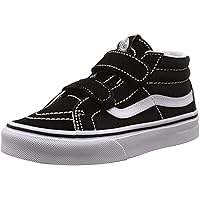 Vans Kids Sk8-Mid Reissue V Skate Shoe Black/True White 3