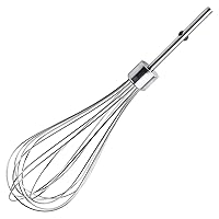 KHMPW Stainless Steel Pro Whisk-Kitchen Hand Mixer Whisk Attachments KHM512BM KHM2B AP5644233 KHM3 KHM5