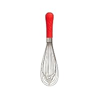 GIR: Get It Right GIRWKU303RED Ultimate Stainless Steel Whisk, Ultimate-11 IN, Red