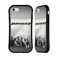 Head Case Designs Officially Licensed Fast & Furious Franchise Furious 7 Key Art Hybrid Case Compatible with Apple iPhone 7/8 / SE 2020 & 2022